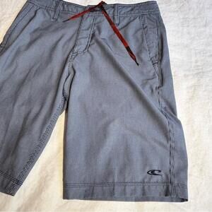 O’neill Men’s Blue Pinstripe Hybrid Swim Shorts Size 28